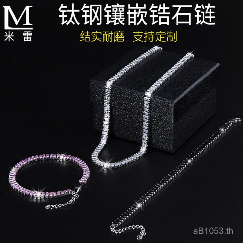 สร้อยคอลวดลายหินเพทาย กรงเล็บเพชร แบบแฟชั่น สแตนเลสและไทเทเนียม สำหรับสวมใส่ง่าย 2MCV