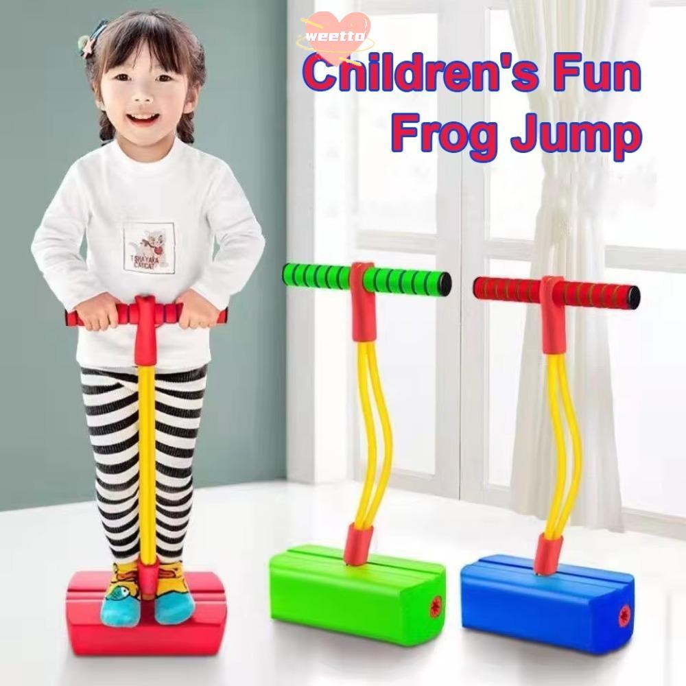 WETTO เด็กเติบโต Taller Balance ของเล่น, Bounce Sense การฝึกอบรมเสียง Squeaky เด็ก Pogo Stick Jumper, ตลกปลอดภัยกระโดด Sracks รองเท้าของเล่นกลางแจ้ง
