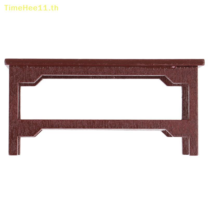 TimeHee Retro Tea table 1:12 โต๊ะโมเดล Miniature Doll House Decorative TH