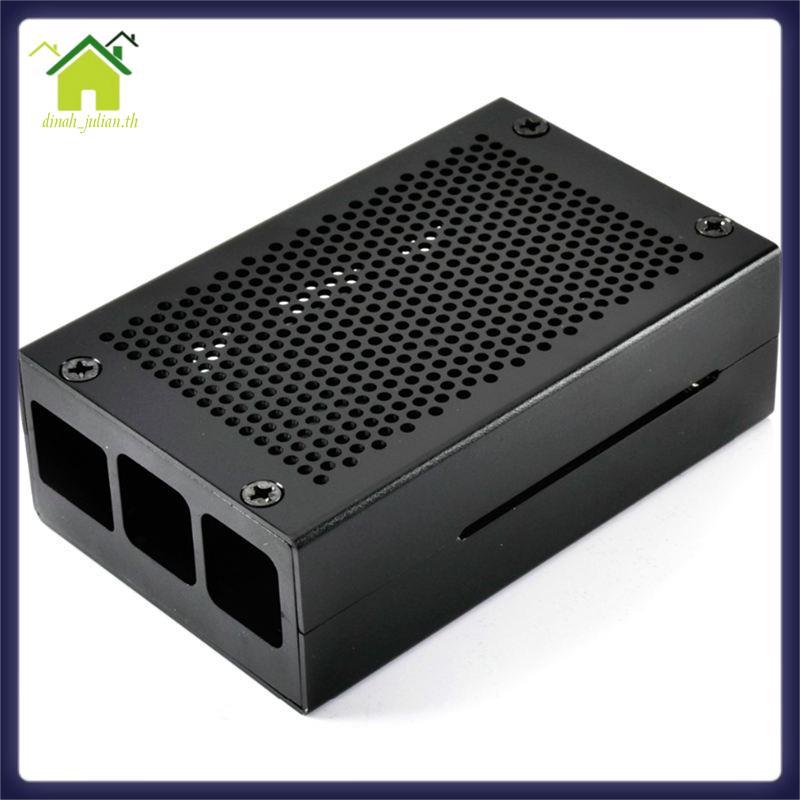 3 รุ่น B+ Case Aluminium Case Case เข้ากันได้กับ 3 รุ่น B นอกจากนี้ (สีดํา)