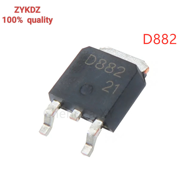 10 ชิ้น D882 2SD882 ในสต็อก TO-252