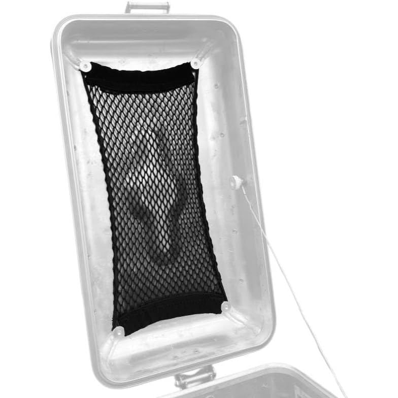 ตาข่ายสินค้ายืดหยุ่นสําหรับฝากระจาดรถจักรยานยนต์แบบแข็ง – Premium Organizer สําหรับเกียร์และอุปกรณ์เ