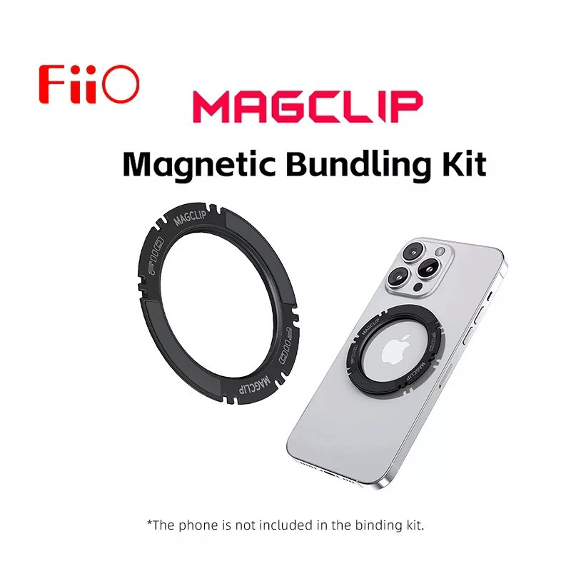 FiiO MagClip Magnetic Binding Kit Ultra-Strong Nagnetic Attraction All-metal สําหรับ FIIO USB DAC Do