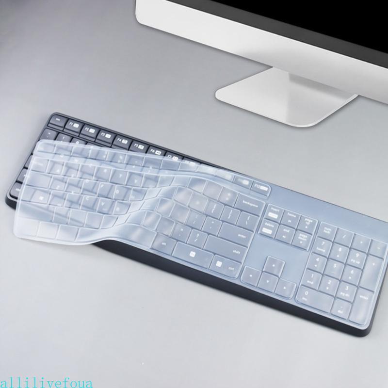 Allilivefoua ซิลิโคนเดสก์ท็อปคีย์บอร์ดสําหรับ K235 K375 MK235 MK315 คีย์บอร์ด Protectors