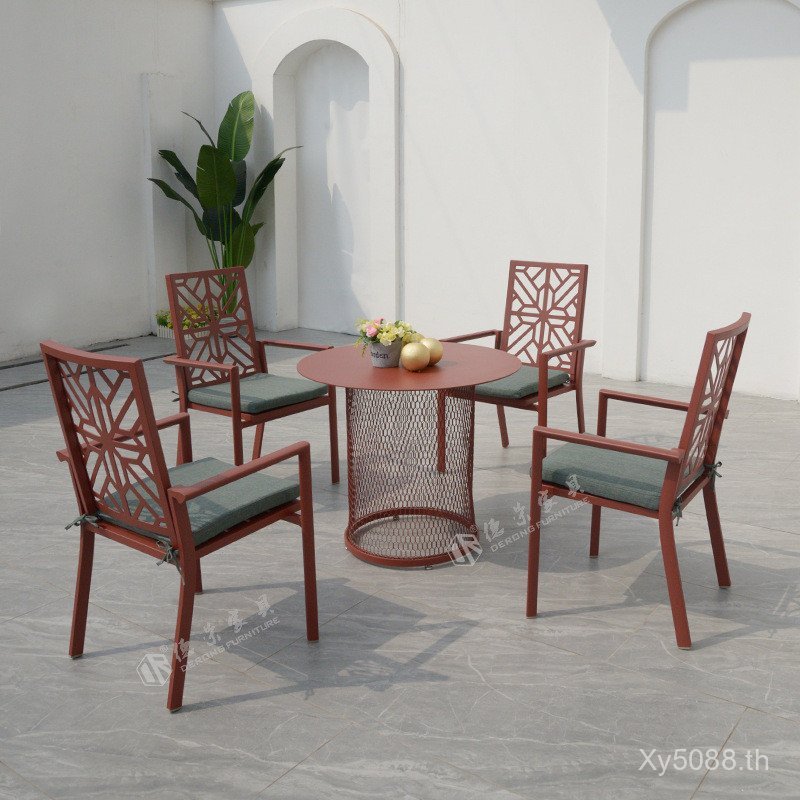 กาแฟสวนพักผ่อนโต๊ะเล็กรวมกลางแจ้ง NF9C