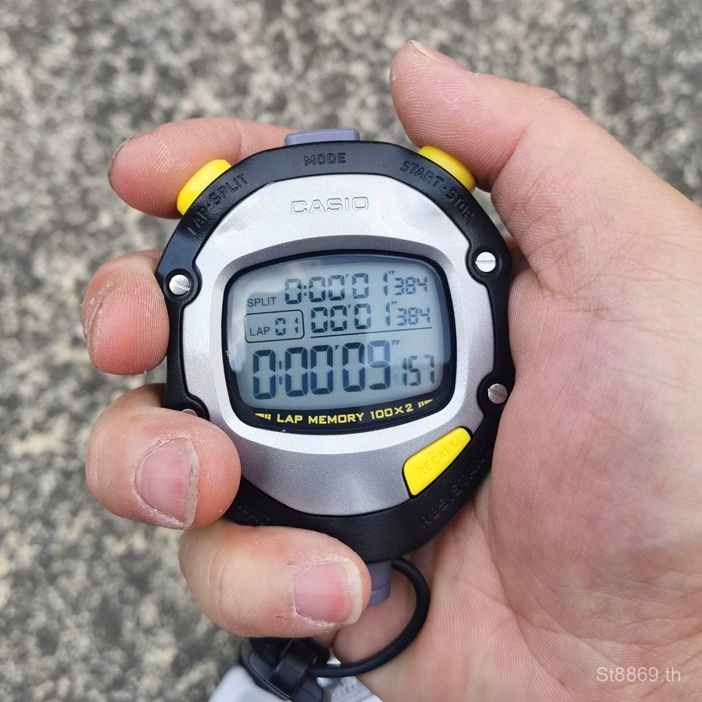 นาฬิกาจับเวลา CASIO 70W และ NA6500-1A/M9C8 สำหรับนักวิ่งและผู้ตัดสิน