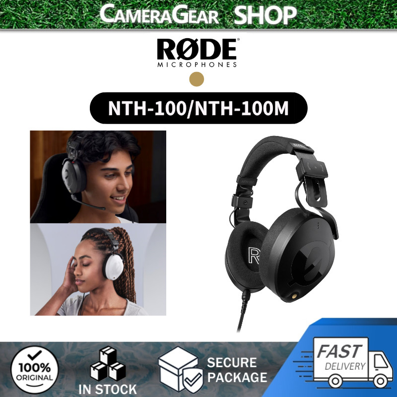 RØDE NTH-100 หูฟังครอบหูมืออาชีพสําหรับการสร้างเนื้อหา, การผลิตเพลง, การตัดต่อและการเสียง, การพอดแคส