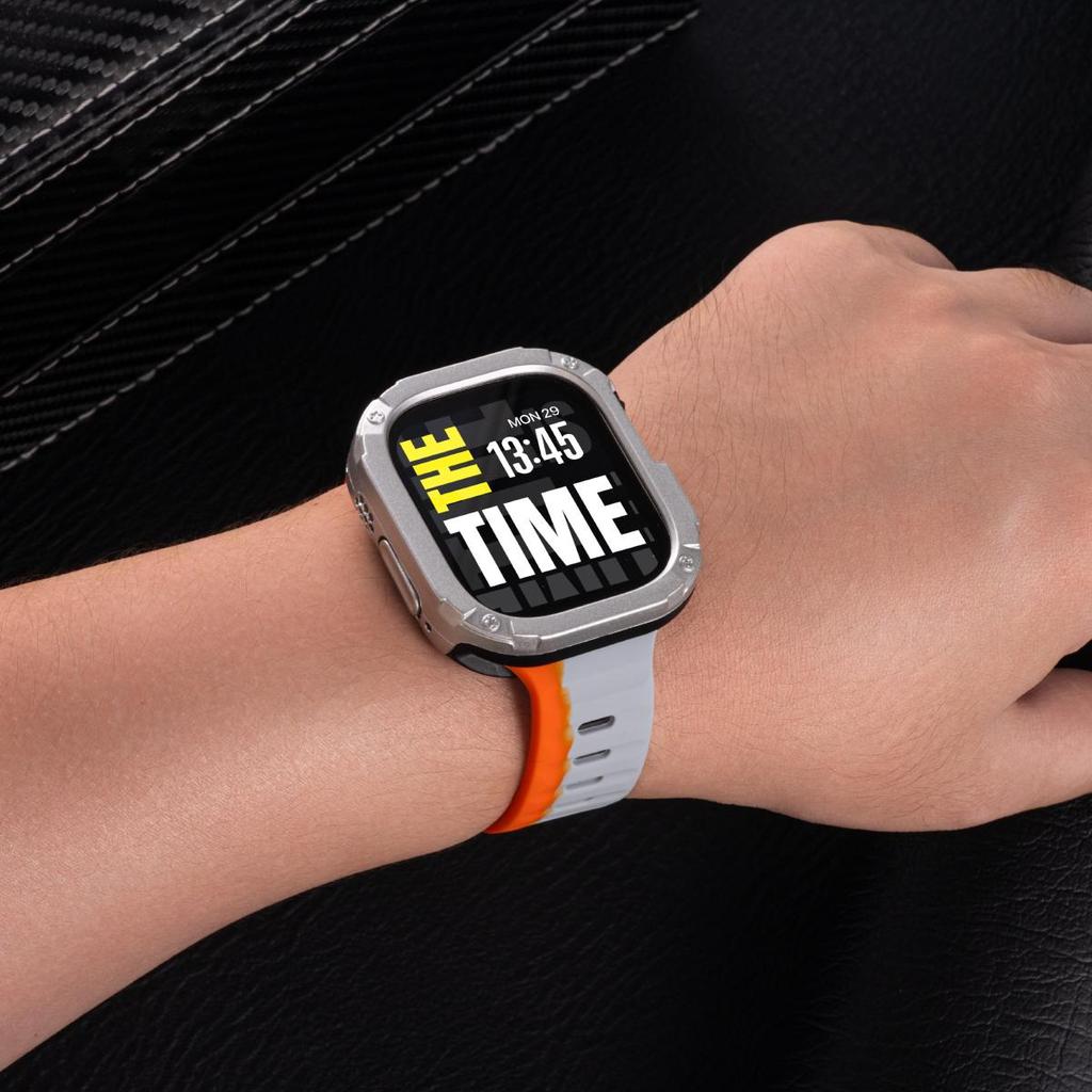 เคส + สายรัดสําหรับ แอปเปิล ดู พิเศษ 3 49 มม. ชุด11/10 42 มม. 46 มม. 44 มม. 40 มม. 45 มม. 41 มม. ฉันดู ชุด 8 9 7 6 5 4 กับ3 - รูปที่ 3