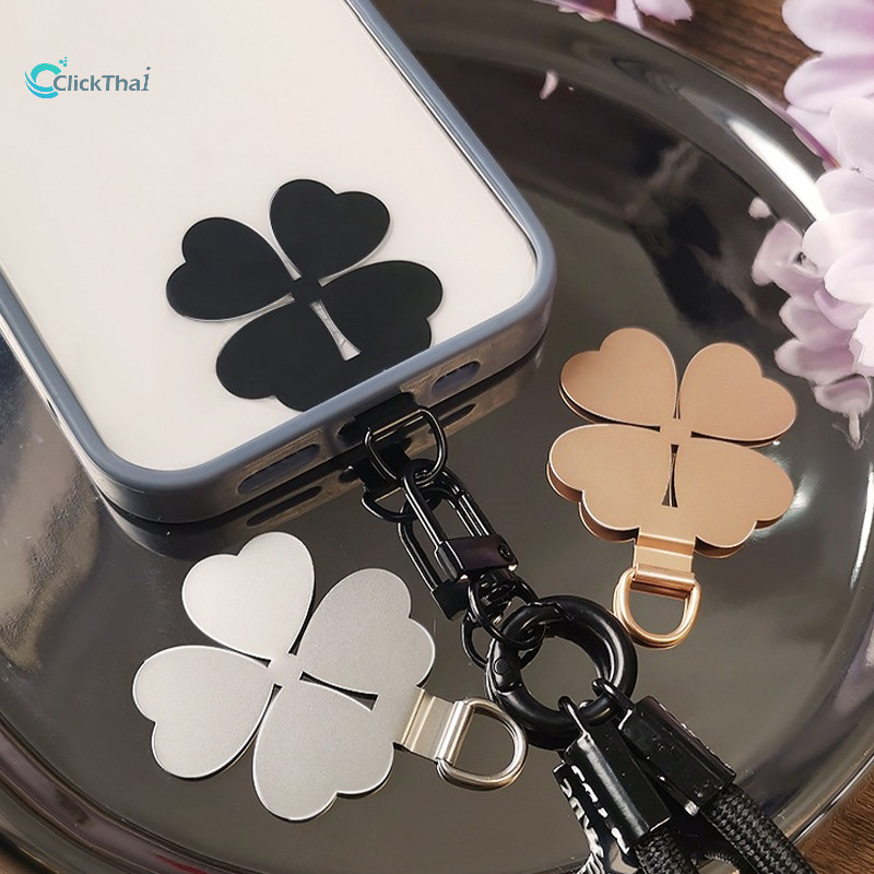 วนแพทช์ปะเก็นโลหะโทรศัพท์มือถือสลิงสาย คลิปหนีบเคสโทรศัพท์แบบโลหะบางเฉียบพร้อมปะเก็นป้องกันการตก