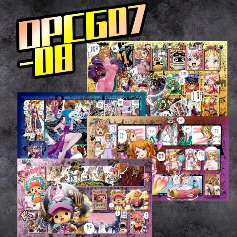 One Piece Playmat Luffy Marshall D สอน Playmat Trading Card Game Mat การ์ดเฉพาะเล่นกับเสื่อตาราง Op7