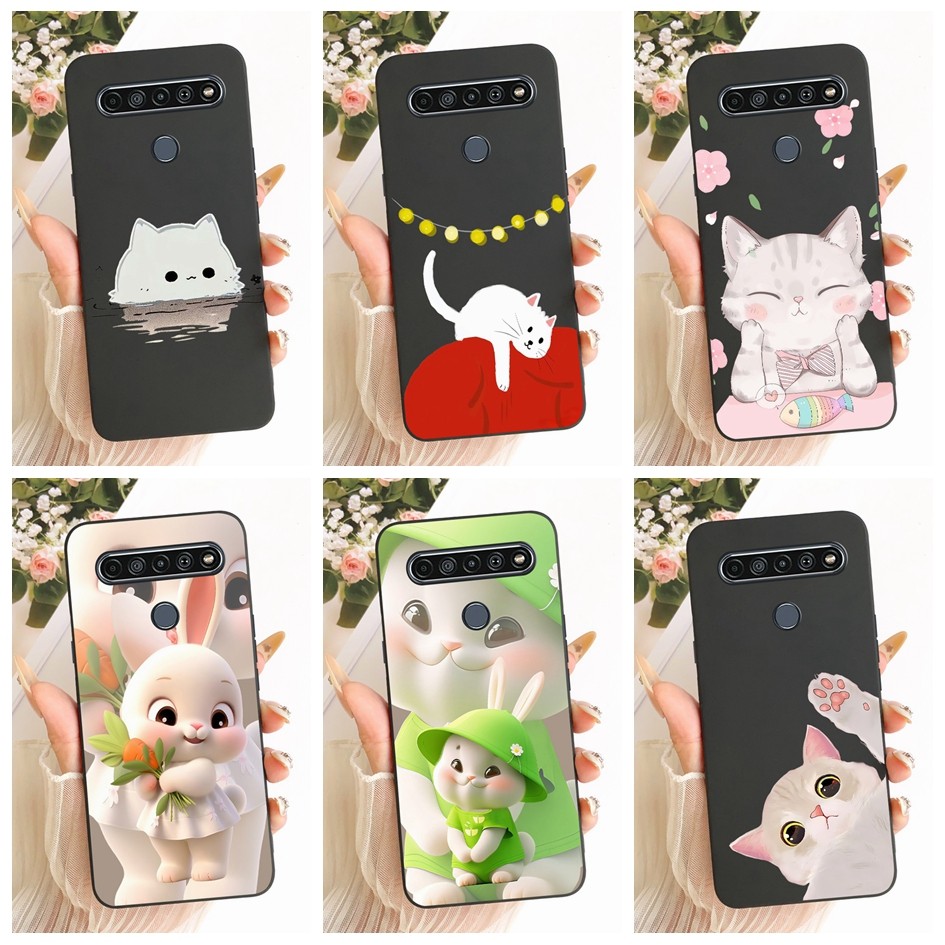 ปลอกใหม่สําหรับ LG K41S LM-K410 / LG K51S LM-K510 เคสโทรศัพท์กระต่ายน่ารักแมวแพนด้าการ์ตูนซิลิโคนอ่อ