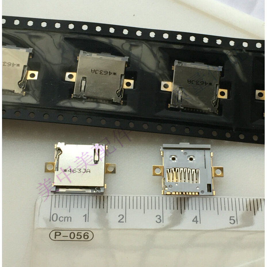 ยี่ห้อใหม่คุณภาพสูง TF Card Holder micro sd Card Slot Gold-Plated 9P 9 ฟุตพร้อม Wing with Shrrapnel