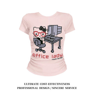 เสื้อยืดเซ็กซี่ เสื้อพิมพ์ลาย 💋 TLDX1466 เสื้อยืดสวยๆผู้หญิง…