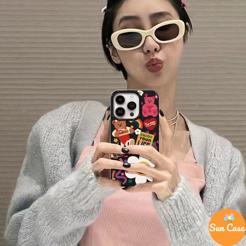 ⚡SUN⚡ส่งจากไทย เคสโทรศัพท์มือถือลายน่ารัก เคสไอโฟน กันกระแทก สําหรับIPHONE 17 16 11 12 13 14 15PRO MAX 7Plus XS/XR XSMax