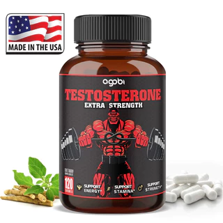 COOLKIN Testosterone Extra Strength, Ashwagandha Root, Tribulus Terrestris, รากโสม, Tongkat Ali Root - 30/60/120 แคปซูล, Made in USA