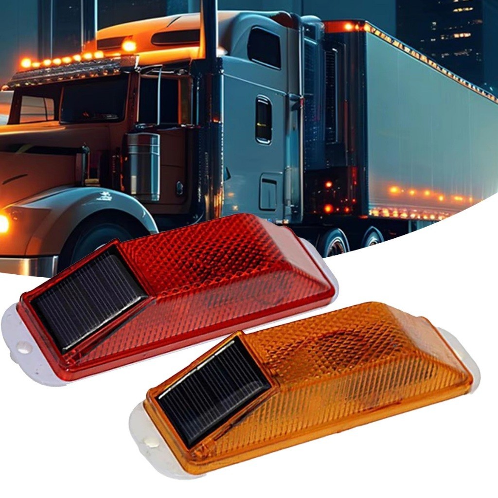 เก็บปลายทาง！ไฟสัญญาณจราจรโซล่าเซลล์LED ไฟติดรถกระพริบ ติดรถบรรทุก มีกาวในตัว ใช้งานง่าย - รูปที่ 2