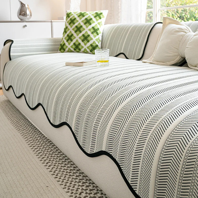 Summer Sofa Cover Cooling Smooth Couch Covers Anti-Slip Sofas Mat Towel Luxury Corner Couchs Towel L