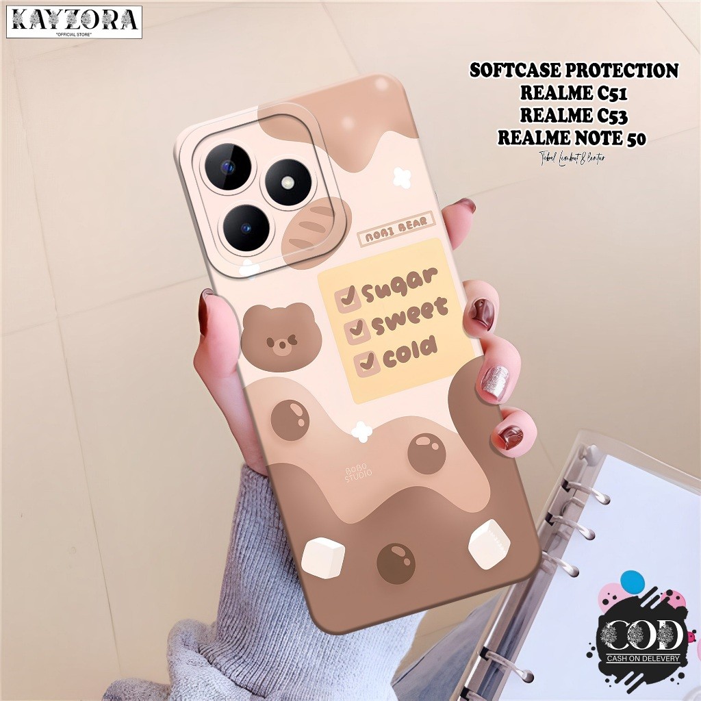 เคส HP Realme C51 / C53 / Note 50 - เคสแฟชั่นนามธรรม - เคส Realme C51 / C53 / Note 50 Softcase - เคส