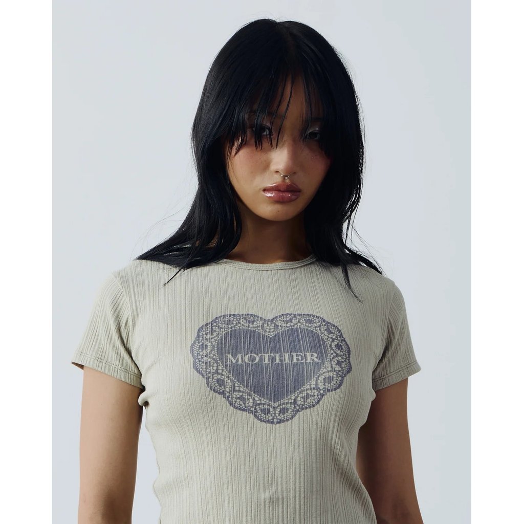 FALLEN ANGELS MOTHER TEE (SMOKEGREEN)