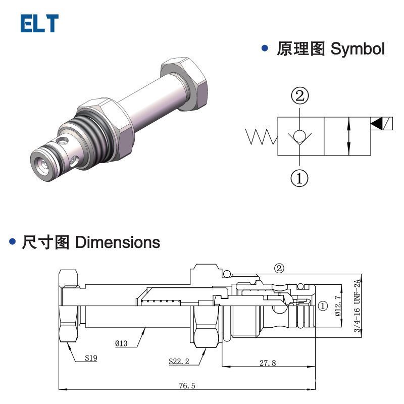 เกลียว SV2-08-2NCRP Two-Way DHF08-222 ปกติปิด Plug-In วาล์ว Solenoid วาล์วสองตําแหน่ง H103655 0GEZ
