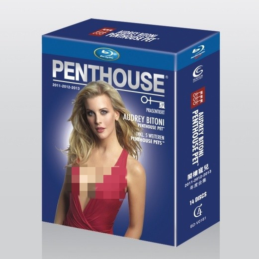 Blu-ray Audrey Bitoni Penthouse สัตว์เลี้ยง 2011-2012-2013 Penthouse Prasentiet Audrey Bitoni กล่องช