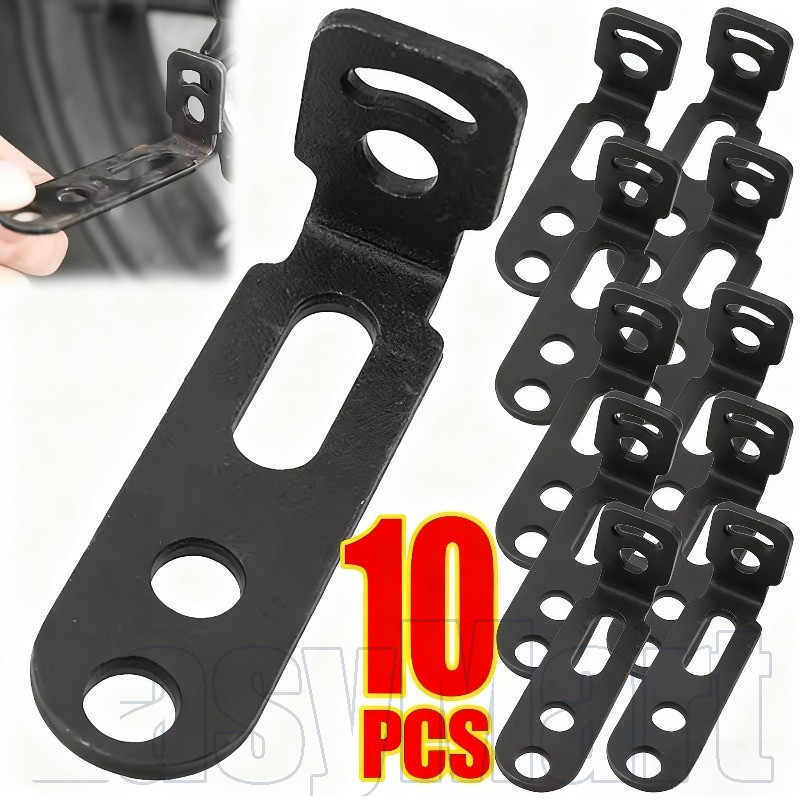 ทนทานเหล็กคาร์บอน LED Spotlight Bracket รถจักรยานยนต์ E-Bike Mount ไม่มีเครื่องมือติดตั้ง Weather ทนการสั่นสะเทือน Stable Holder