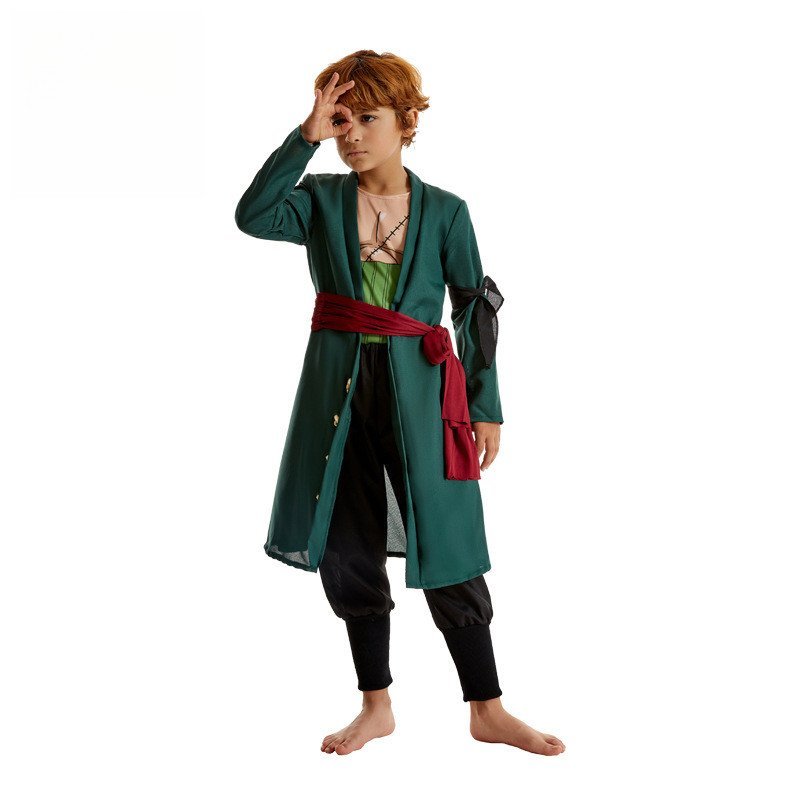 เครื่องแต่งกาย.Cosplay.ONE.PIECE.Roronoa.Zoro.สำหรับเด็กผู้ชาย
