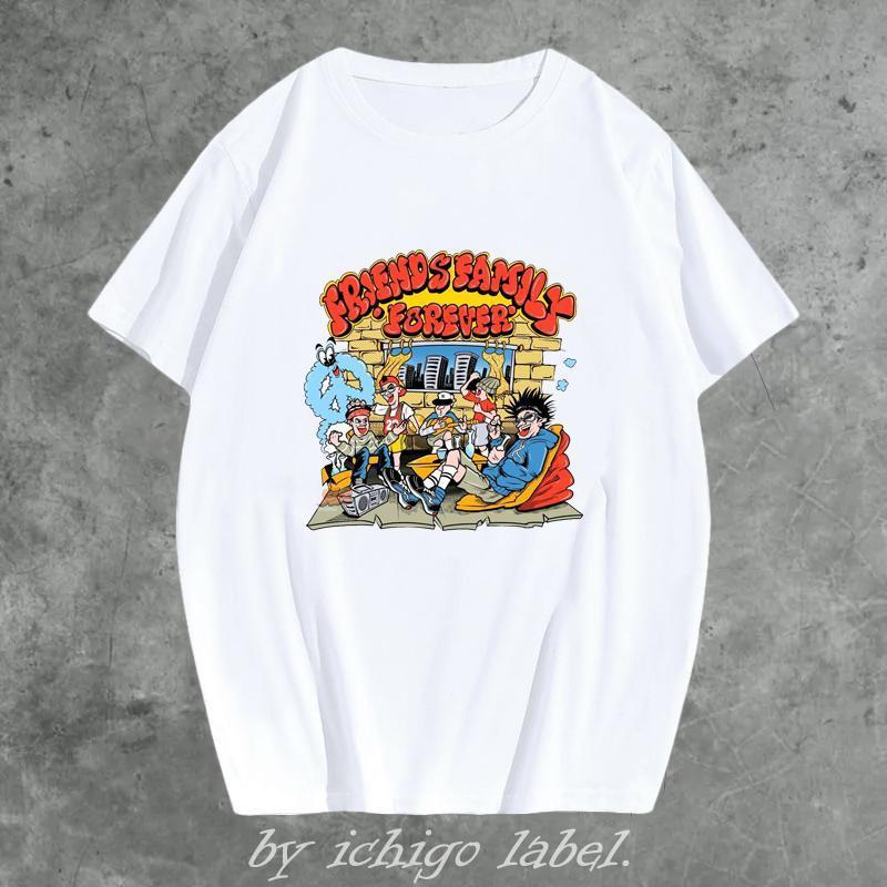 เสื้อยืดลายการ์ตูนสีดำ | เสื้อยืดลาย 'BONG - BONG' สุดเก๋S-5XL