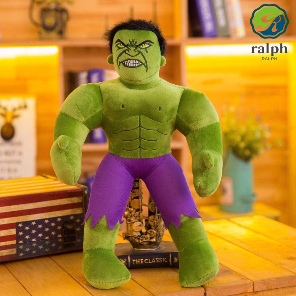 RALPH Hulk ตุ๊กตาตุ๊กตา, น่ารัก Incredible Hulk The Avengers Plushie, ของขวัญเด็กการ์ตูนจําลอง Creat