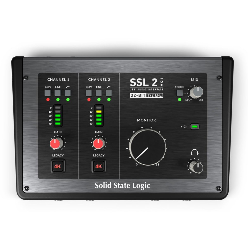 โซลิด สเตต โลจิก (SSL) SSL2 MkⅡ ออดิโออินเตอร์เฟส