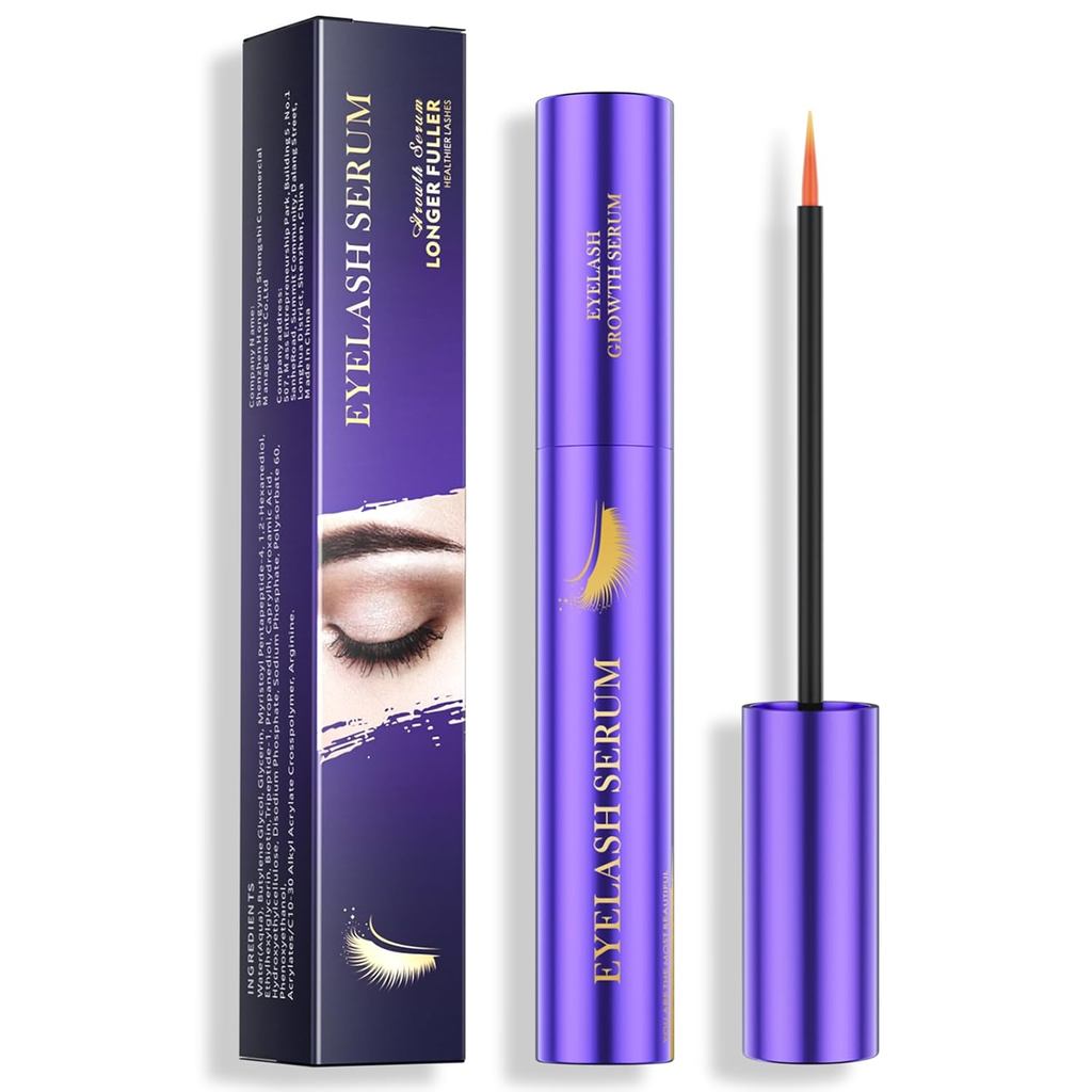 Lash Serum - 8ml Rapid Eyelash Growth Serum เพื่อความหนา แข็งแกร่งขึ้น Healthier Lashes & Brows - Ve