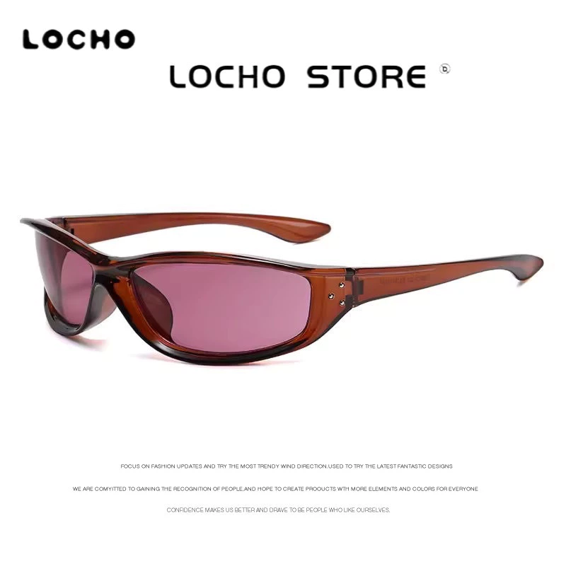LOCHO แว่นกันแดดปั่นจักรยาน UV Protection ออกแบบเฉพาะตัว หน้าเทรนด์ เหมาะกับวันที่มีแสงแดดในฤดูร้อน