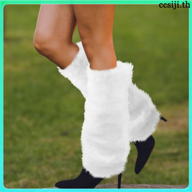 ขาอุ่น femur สำหรับผู้หญิง .material ขนฟู เหมาะสำหรับเทศกาลคริสต์มาส