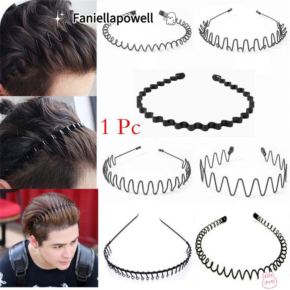 FANIELLAPOWELL Sports Metal Hairband ขายร้อน Alice สไตล์เครื่องมือจัดแต่งทรงผม Casual Headwear