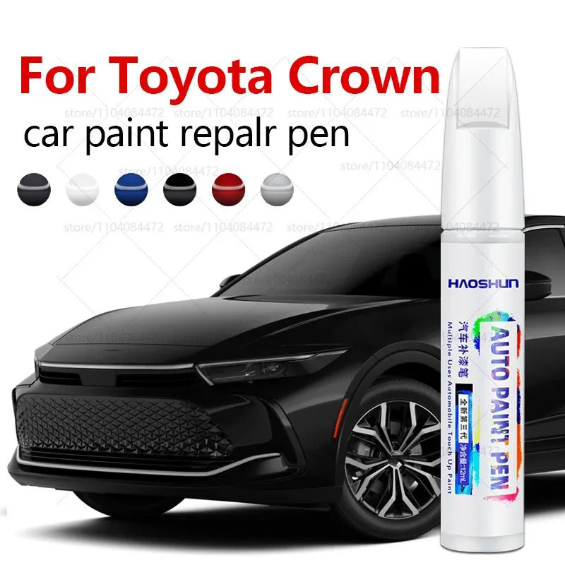 ปากกาซ่อมสีรถสําหรับ 1995-2025 Toyota Crown Paint Scratch Repair อุปกรณ์เสริมสีดํา 202 สีเทา 1G3 สีข