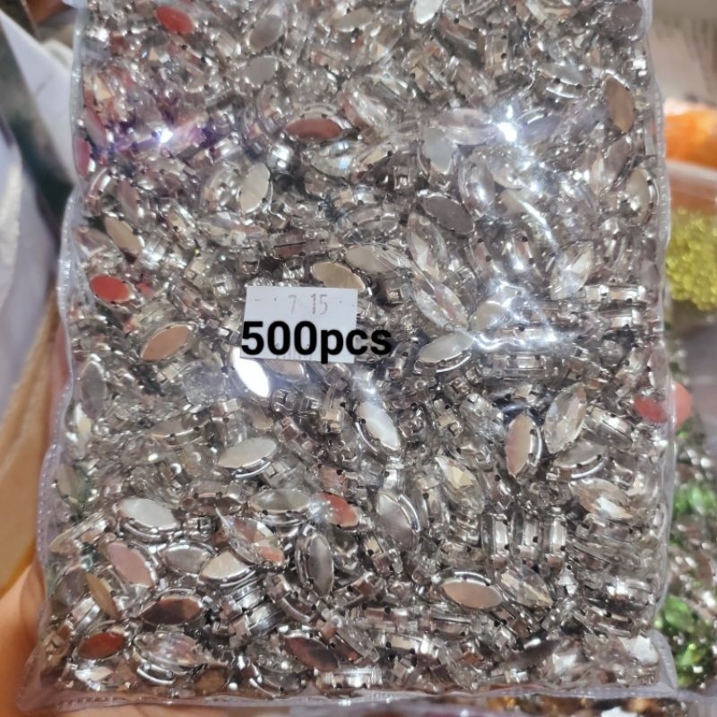 SETIALARIS STORE เพชรแก้ว SAMPAN SHELL 7x15 500 ชิ้น