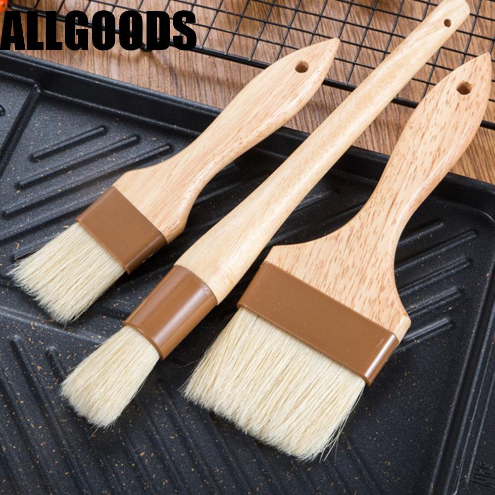 ALLGOODS Pastry Brush ทําอาหารย่างบาร์บีคิวเบเกอรี่หมูป่าขนแปรงซอส Baster
