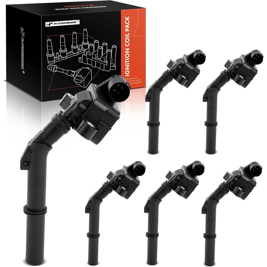 A-Premium คอยล์จุดระเบิดแพ็คใช้งานร่วมกับ Mercedes-Benz C300 C350 E300 E350 E400 GLK350 ML350 R350 S