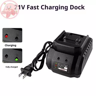 Uelenme 1 ชิ้น US/EU ปลั๊ก 21V Universal Li-ion แบตเตอรี่ Charger เครื่องมือสมาร์ท Charger หลายการป้องกัน TH