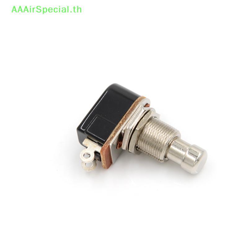 AAAirSpecial ใหม่ไฟฟ้ากีตาร์สวิทช์ Momentary Push Button Foot Switch SPST TH
