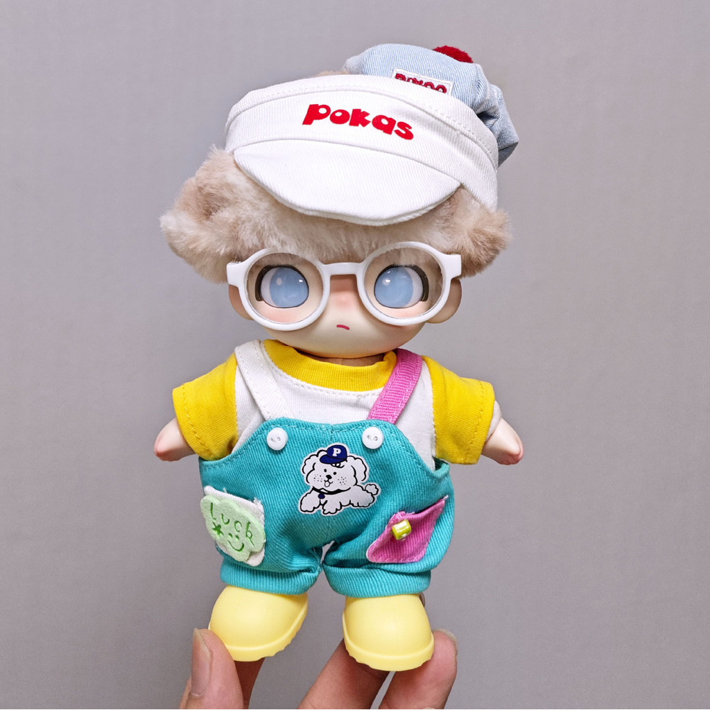 Dimoo Clothing Dog Strap Pants T-shirt Set 15cm 17cm Doll Dimoo Clothes