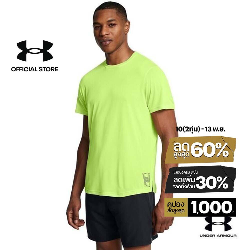 Under Armour เสื้อยืด UA Run Anywhere สำหรับผู้ชาย