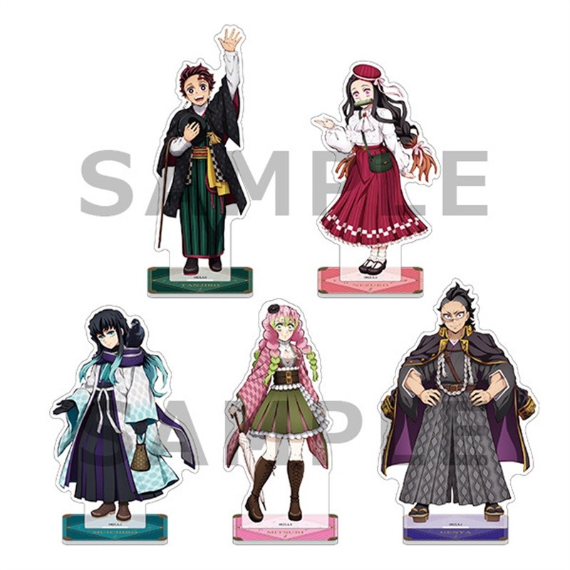 Demon Slayer/Muichiro/Mitsuri/Tanjirou/Genya/Nezuko/Demon Slayer Village Demon Slayer Badge Stand To