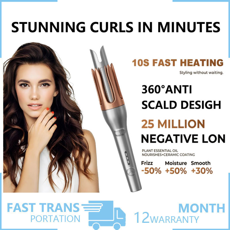 Auto Hair Curler 32mm Salon Style Voluminous Curls Ceramic Coating Roller Hair Automatic Iron Curling Iron