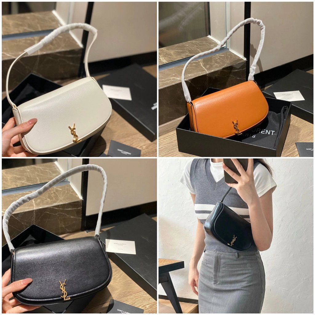 W Yang Shulin Ladies VOLTAIRE Mini Black Leather Shoulder Bag Underarm Bag