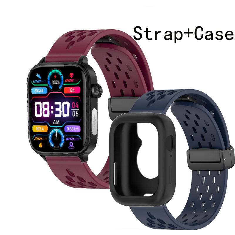 สําหรับ PureHealth Life HR5s สายคล้องนุ่มสายรัดข้อมือกีฬาสําหรับ PH Life HR5s ฝาครอบสมาร์ทนาฬิกาสร้อ