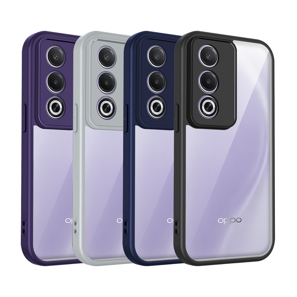 เคส OPPO A80 5G ปลอกหรูหรา Frosted ฝาครอบโปร่งใสสําหรับ OPPO A80 5G เคสโทรศัพท์