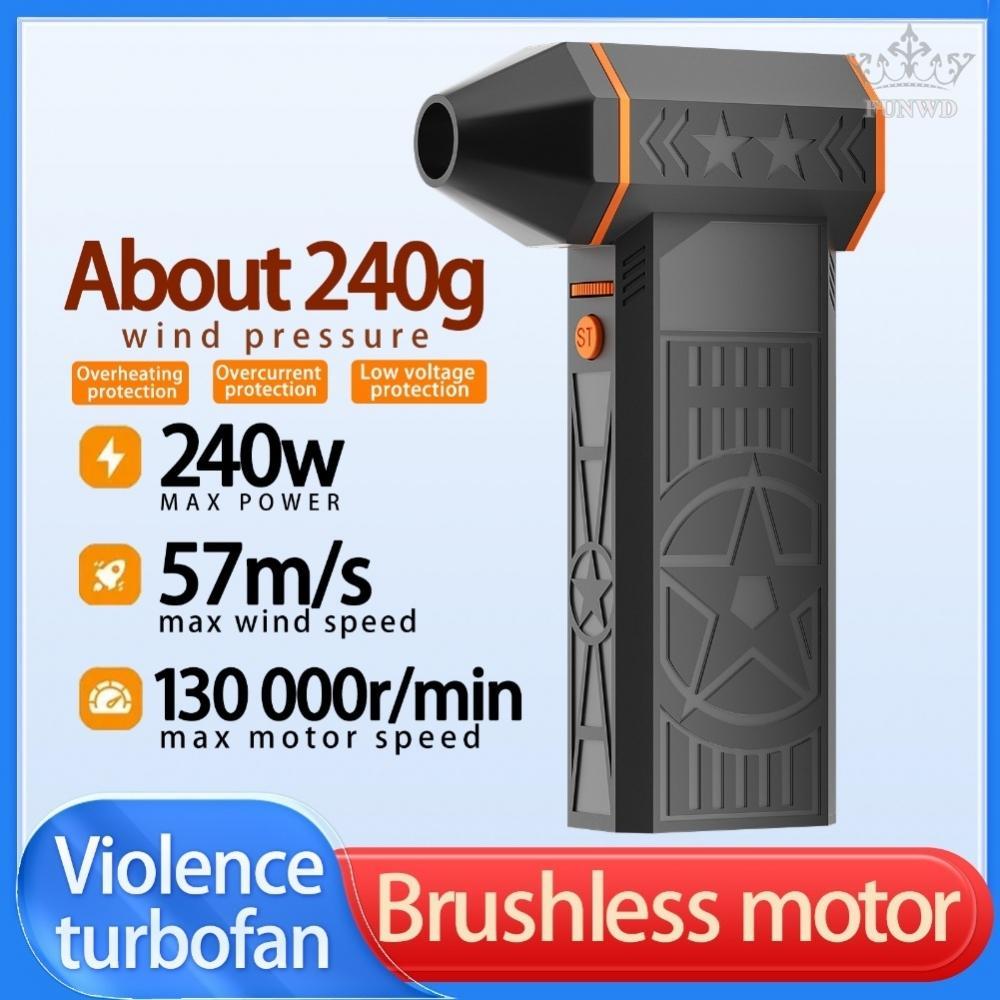 Turbo Blower 150000RPM with 8000mAh Battery for Outdoor For Snow Dust Use