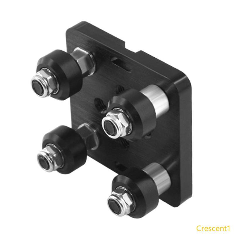 Crescent1 อลูมิเนียมที่แม่นยํา V Slot Plate V-Openbuild Wheel V Gantry Plate สําหรับการเคลื่อนไหวที่