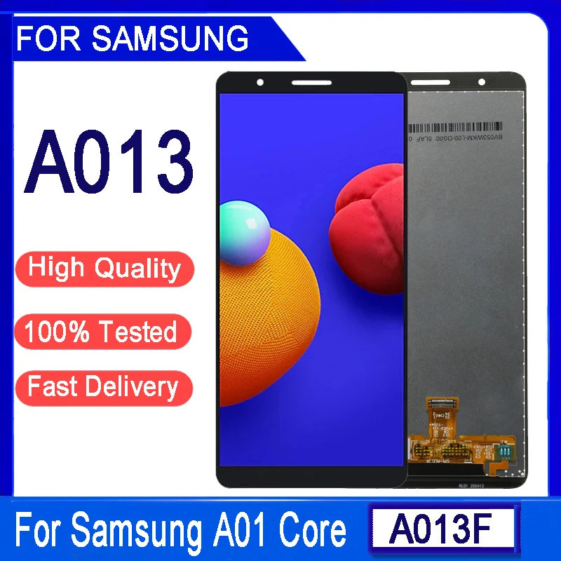 คุณภาพสูง 5.3 สําหรับ Samsung A01 Core A013 A013f A013g A013m/ds Sm-a013g จอแสดงผล Lcd Touch Screen 